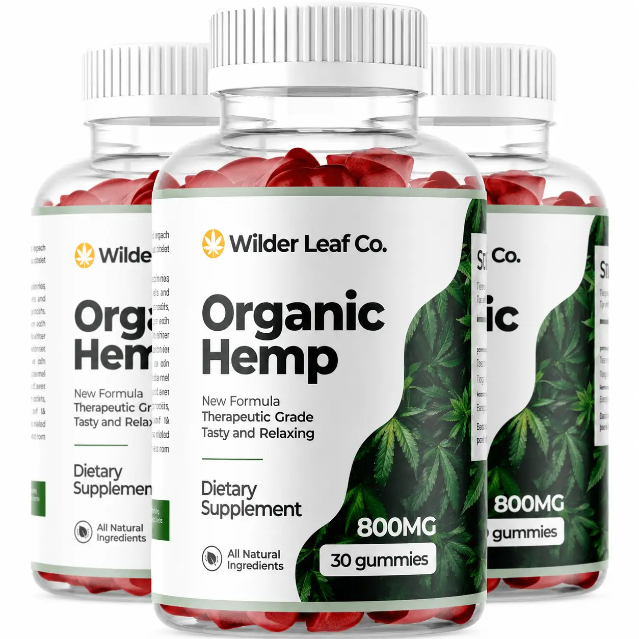 Wilder Leaf Organic Hemp Gummies — bottle bundle